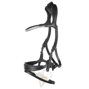 Stübben Snaffle Bridle Freedom II Magic Tack with Slide&Lock Black