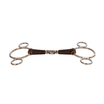 Velari Pessoa 3 ring bit Flex dubbel gebroken medium 20mm