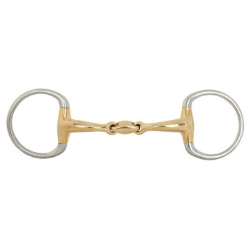 BR Double Jointed Eggbutt Snaffle Soft Contact 16 mm Ø 65 mm 13,5CM TEST VERSION 