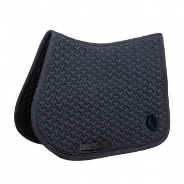 Kentucky Saddle Pad Plaited 3D Logo Jumping Black