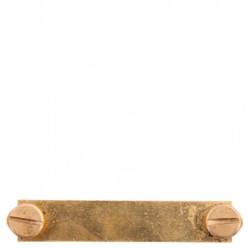 Brass headcollar plate