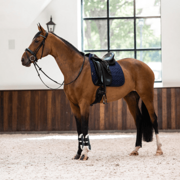 LeMieux Saddle Pad Dressage Chrystal Bordeaux