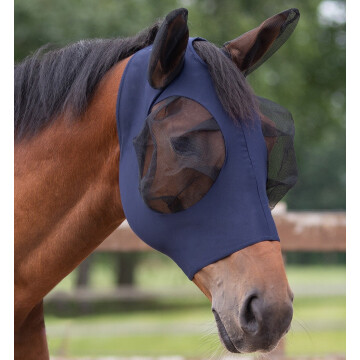 QHP Fly Mask Super bug Navy