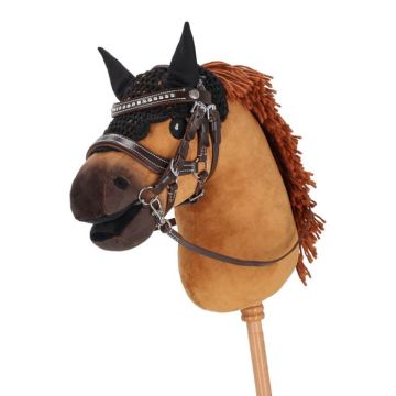 QHP Oornetje Jump Hobby Horse Zwart