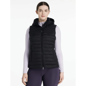 LeMieux Puffer Bodywarmer met Capuchon Rose