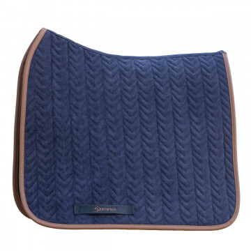 Dominick Saddle Pad Dressage Fishbone -navy