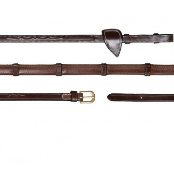 Dy'on Reins Rubber + Leather Loops