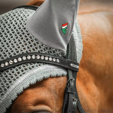 Equiline Flyveil Gloren - Grey