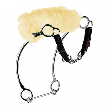 Sprenger kombi-hackamore soft rubber noseband