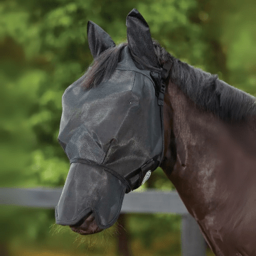 Weatherbeeta Fly Mask ComFiTec Double Dart Deluxe With Ears And Nose