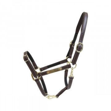 Kentucky leather halter flexible