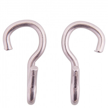 Curb chain hook