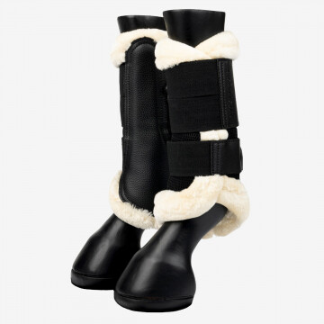 Lemieux Fleece Edged Mesh Brushing Boots