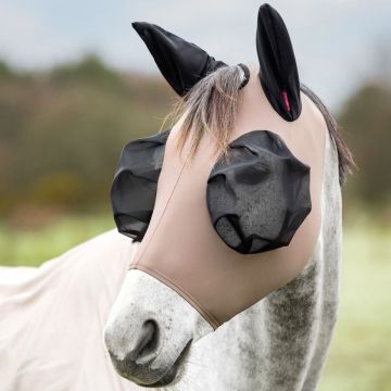 Lemieux Bug Relief Fly Mask-Walnut-Extra full
