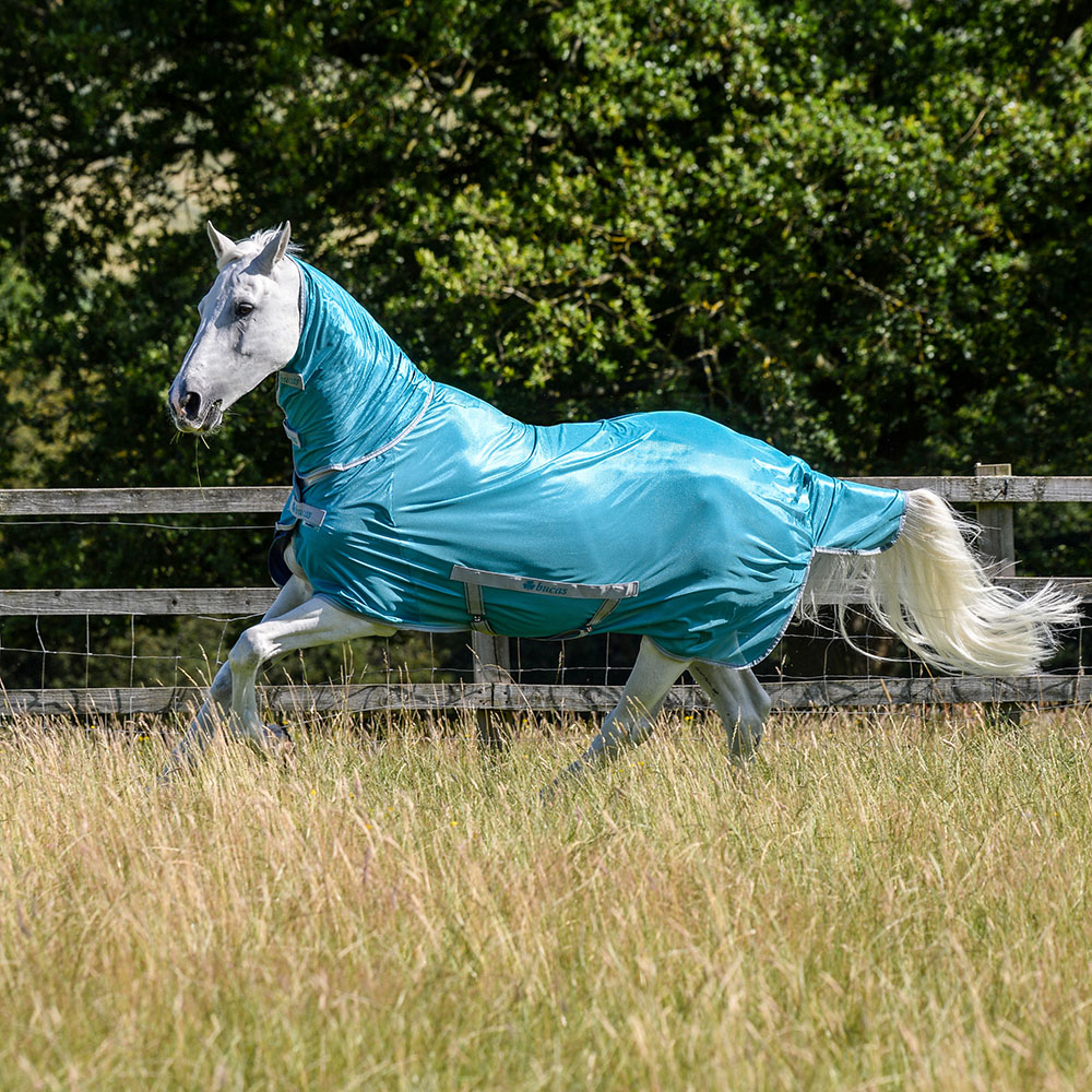Bucas Freedom Fly Sheet Full Neck Silver Gr/ö/ße:155